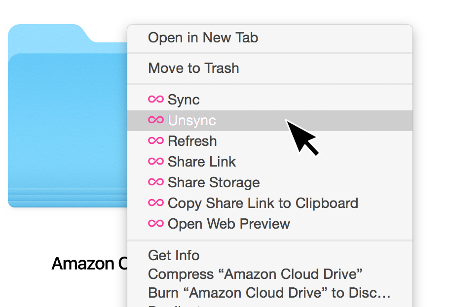 Unsync files you're no longer using to reclaim local disk space